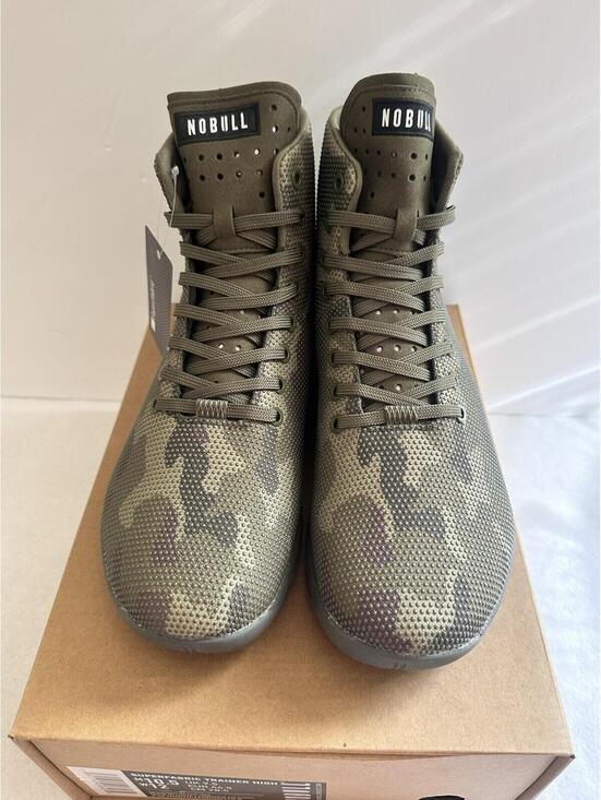 NEW NOBULL Superfabric Trainer High Men 10.5 Camo/Dark Grey Athletic Shoe main image 7